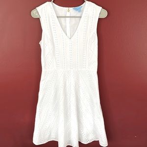 White eyelet dress